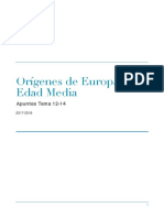 Apuntes Edad Media: 12-14 PDF