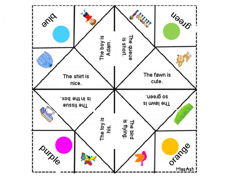 Editable Cootie Catcher Template | PDF | Games Of Chance | Children's Entertainment for Free Printable Cootie Catcher Template