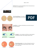 eye conditions