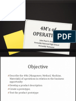 4m's of Operations
