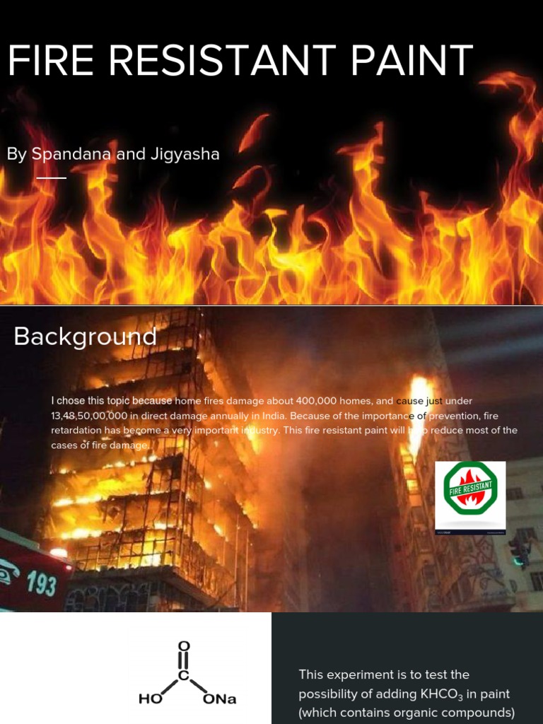 Fire Resistant Paint PDF Paint Fires