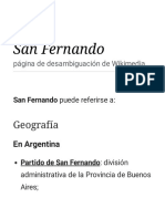 San Fernando - Wikipedia, La Enciclopedia Libre