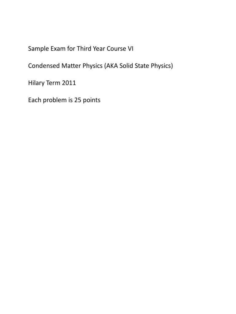 SSP Sample Exam | PDF