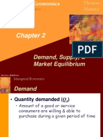Demand, Supply, & Market Equilibrium: Eighth Edition