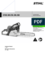 STIHL MS 210 230 250 Instruction Manual PDF