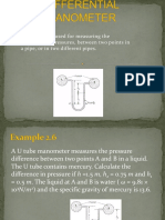 Differential Inverted Manometer