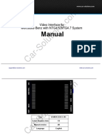 Video Interface Mercedes-Benz Ntg4.5-7 Manual
