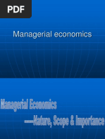  Managerial Economics 