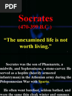 Socrates: "The Unexamined Life Is Not Worth Living."