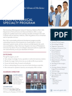 Penn Vet Clinical Specialty Program: Specialties Include