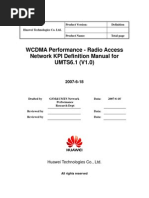 Download WCDMA Performance - Radio Access Network KPI Definition Manual for UMTS61V10 by PeterBates1977 SN42691780 doc pdf