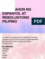 Sa Panahon NG Espanyol