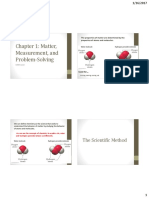 Chapter 1 - Matter, Measurement, and Problem Solving STD