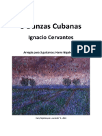 Cervantes Ignacio Danzas Cubanas For Guitars 143716