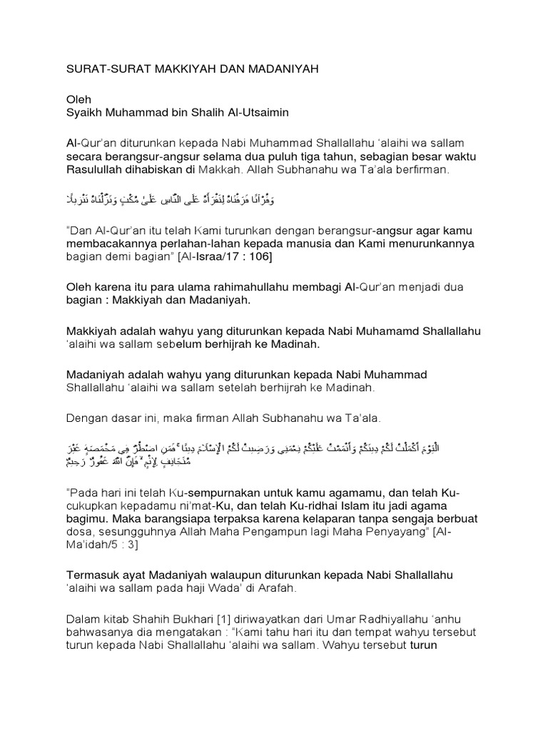 Tugas Al Quran Hadist Pdf