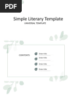 Simple Leaf Literary-WPS Office