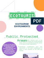 Ecotourism Environments