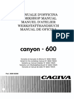1996 Cagiva Canyon 600 Service Manual PDF