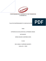 Criterios de Evaluación de La Primera Unidad