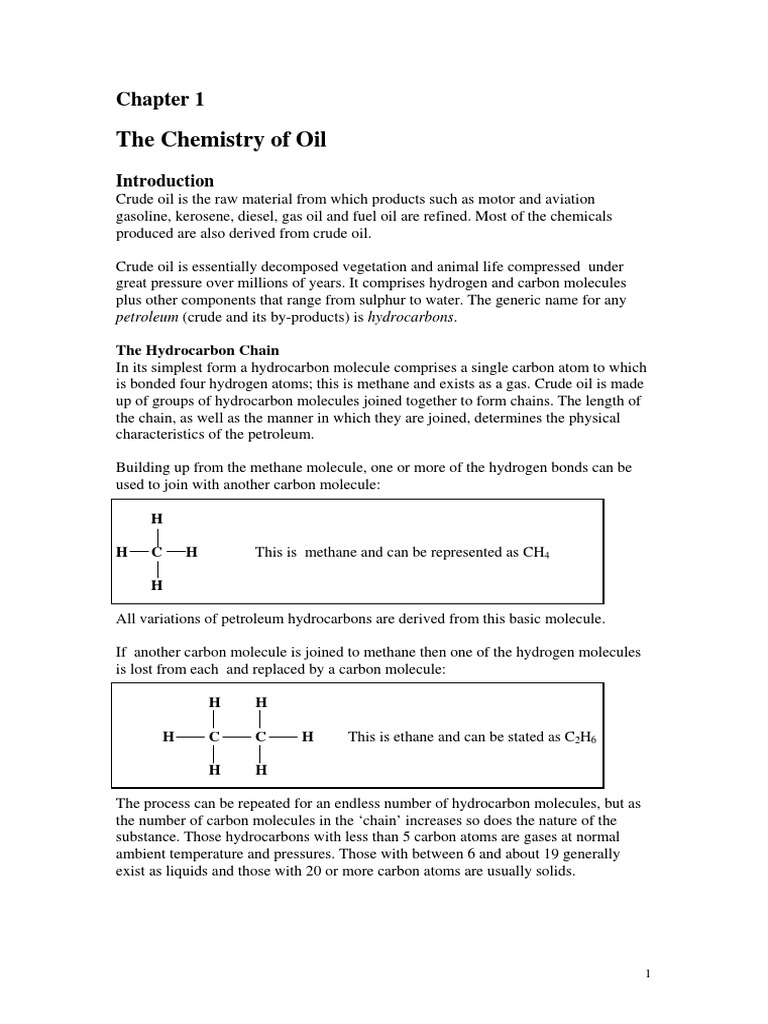 Chemistry and Refining of Crude Oil | PDF | Evaporation | Combustion