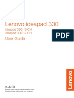 Lenovo Ideapad 330: User Guide