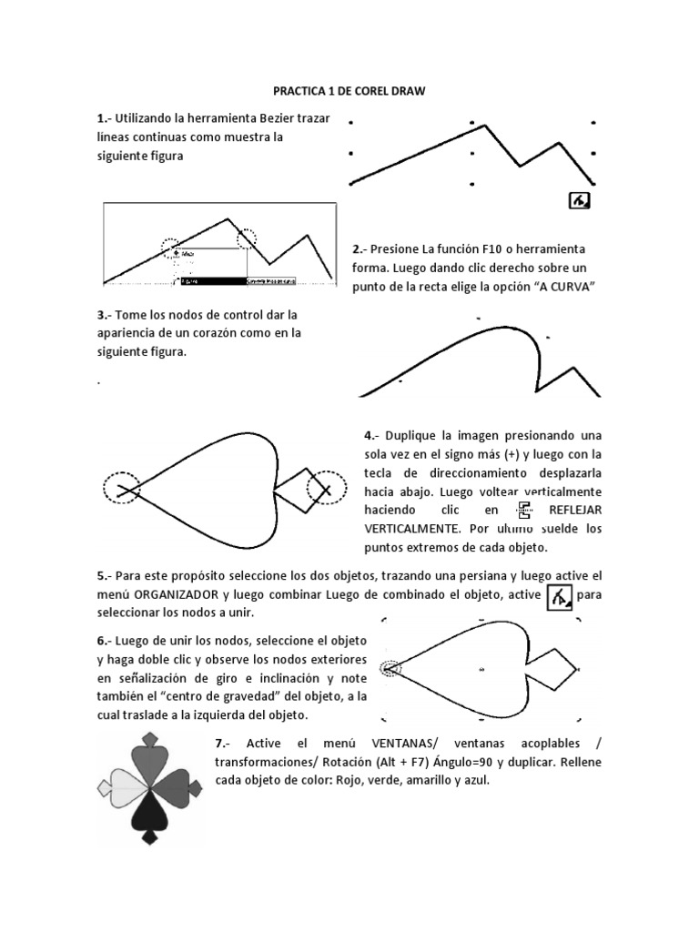 Practica 1 de Corel Draw | PDF | Point and Click | Informática y ...