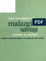 Faruk Sumer Ali Sevim - Islam Kaynaklarina Gore Malazgirt Savasi