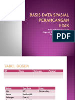 Basis Data Spasial