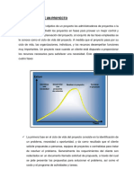 Ciclo de Vida de Un Proyecto: Esfuer