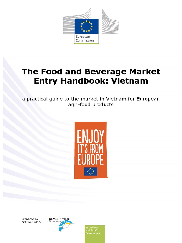 Food and Beverage Vietnam Market Entry Handbook2016 EU Commission