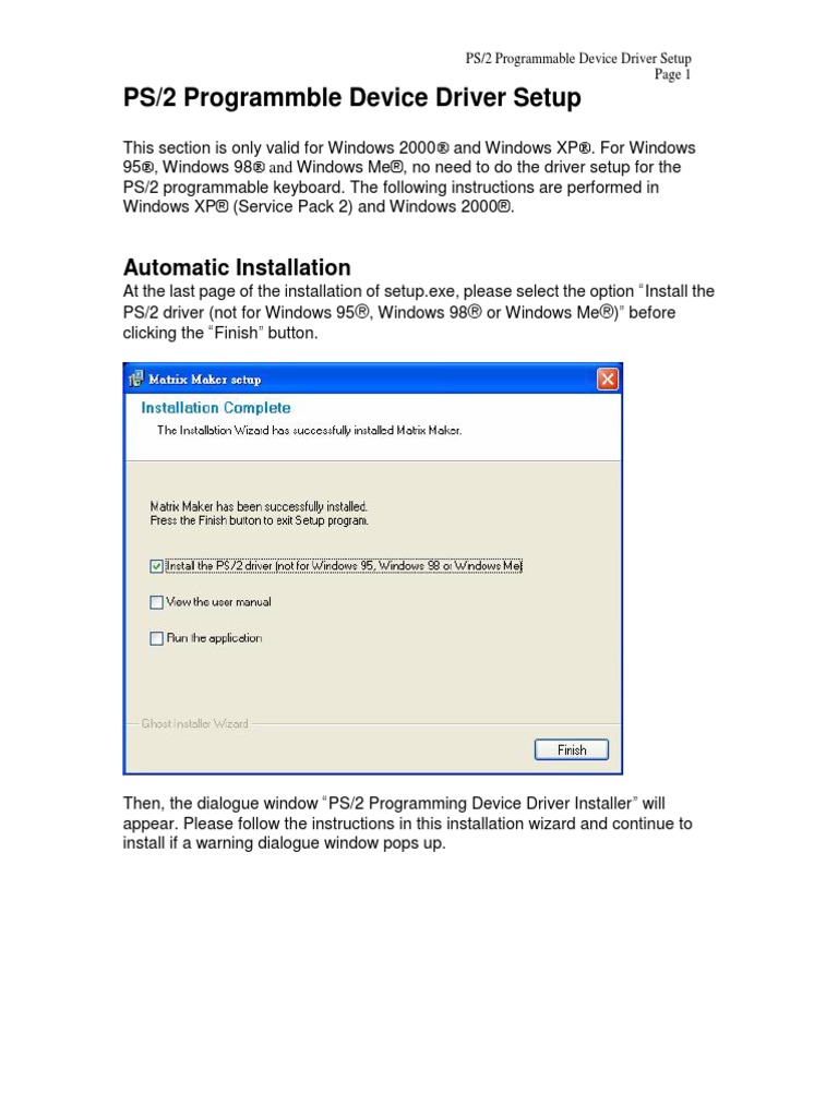 download ps2 keyboard driver for windows 10