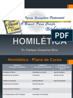 Plano de Curso Homiletica