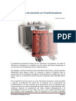 Transformadores con bobinados de aluminio