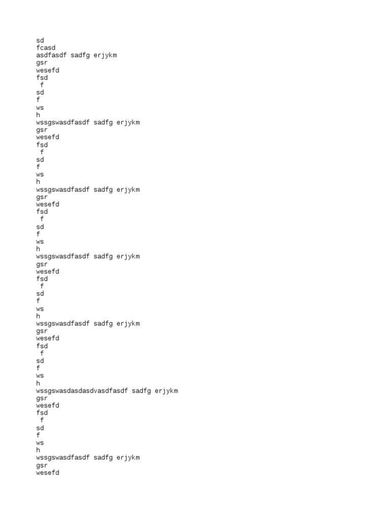 Sfsdfsdfs | PDF