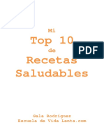 Top10 Recetas Saludables-Escuela de Vida Lenta PDF