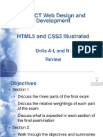 1621ICT Web Design and Development: Units A-L and N: Review