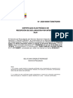 Certificado de Declaracion Islr 2016 Juan Valera