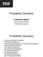 Probability Densities 1