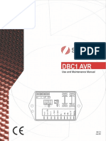 AVR DBC1 DC Generator Manual