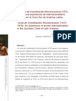 Dialnet LaJuntaDeCoordinacionRevolucionaria19721979UnaExpe 6114364 PDF