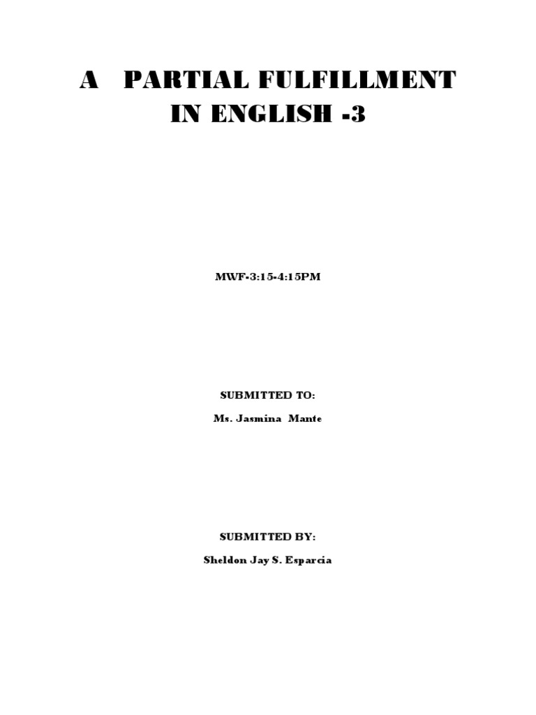 a-partial-fulfillment-in-english-pdf