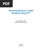 Reviewing Resource Leveled Schedules Using P6™: by Ron Winter, PSP