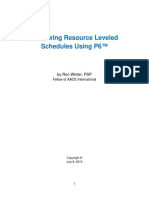Reviewing Resource Leveled Schedules Using P6™: by Ron Winter, PSP