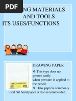 Drafting Tools and Their Functions | PDF | Pencil | Drawing