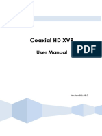 Coaxial HD XVR: User Manual