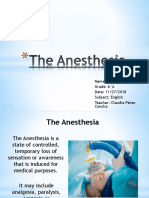 The Anesthesia presentation
