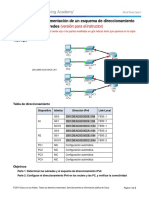 Packet Tracer: Implementación de Un Esquema de Direccionamiento Ipv6 Dividido en Subredes