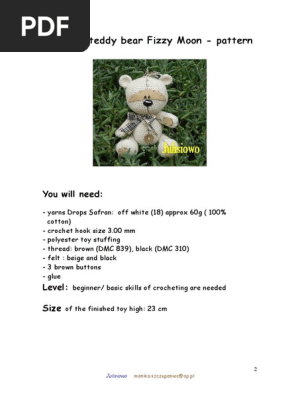 Amigurumi bear