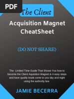 The Client Aquisition Magnet Beta