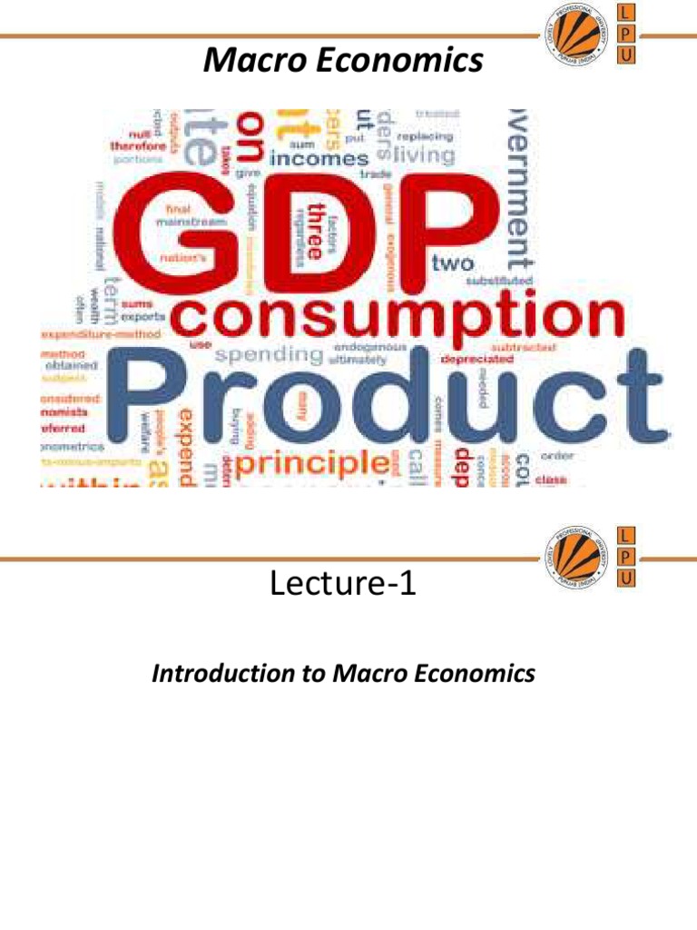 Macro Economics | PDF | Gross Domestic Product | Supply And Demand